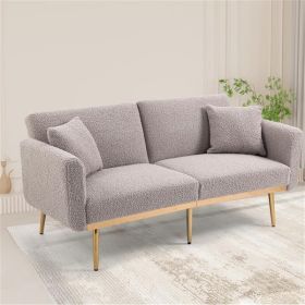 Velvet Sofa , sofa .loveseat sofa with metal feet