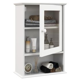 MDF Bathroom locker white