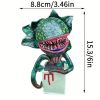 1pc Horror Piranha Flower Garden Statue Cannibal Plant Figurines Artificial Corpse Flower Resin Sculpture Halloween Scary Props For Indoor Outdoor Hom