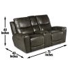 Laurel - 3 Piece Power Reclining Living Room Set - Gray