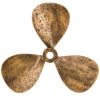 Metal Nautical Ship Propeller Vintage Wall Decor for Home Interior Mix of Gold Bronze and Brown styles Outstanding Piece of Art