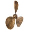 Metal Nautical Ship Propeller Vintage Wall Decor for Home Interior Mix of Gold Bronze and Brown styles Outstanding Piece of Art