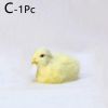 1pc Simulated Little Chick Figurine Lifelike Chicken Figurines Animal Figurine Realistic Chicken Photography Props Easter Supplies Easter Toy