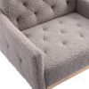 Accent Chair ,leisure single sofa with Rose Golden feet