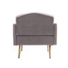 Accent Chair ,leisure single sofa with Rose Golden feet