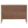 U-Style Storage Cabinet Sideboard Wooden Cabinet with 2 Metal handles and 2 Doors for Hallway, Entryway, Living Room